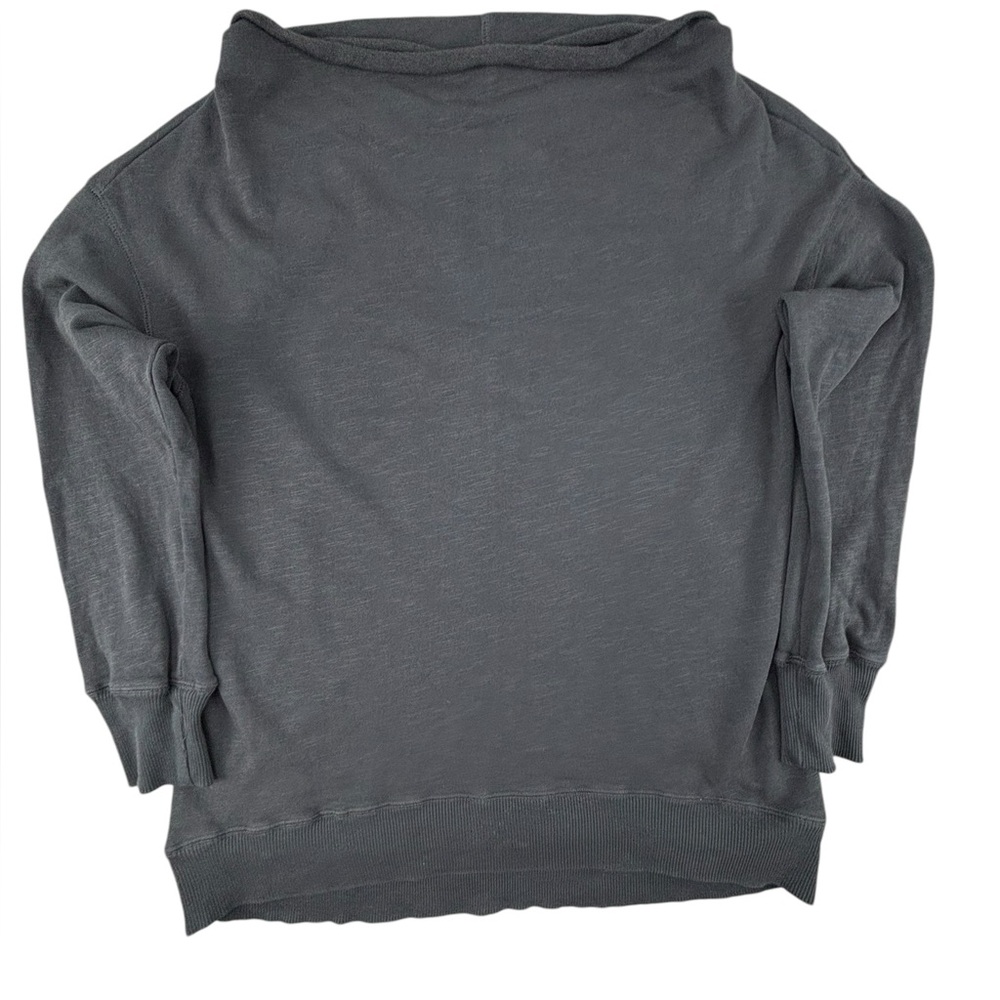 Pilcro- Wide neck‎ Oversized Sweatshirt- Medium- Charcoal- Excellent Condition!!